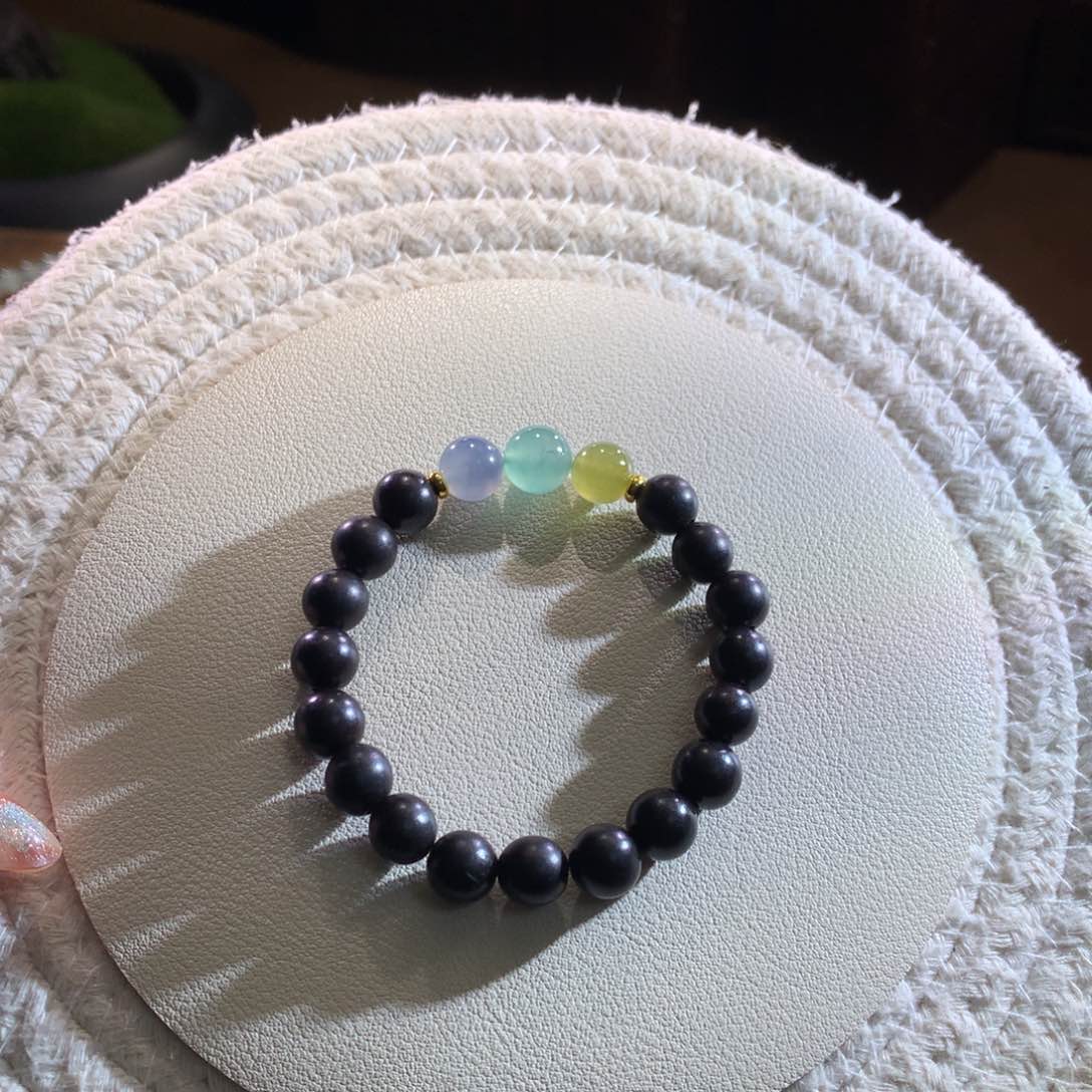 散珠翡翠天然缅a冷酷糖果半串