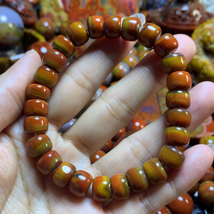 玛瑙/玉髓战国红手串未镶嵌