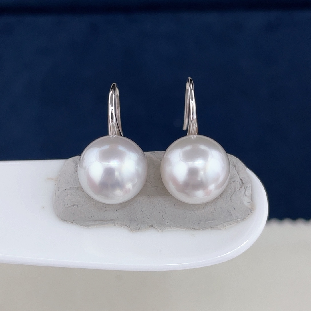 12-13澳白对珠裸珠微瑕未镶嵌海水珍珠