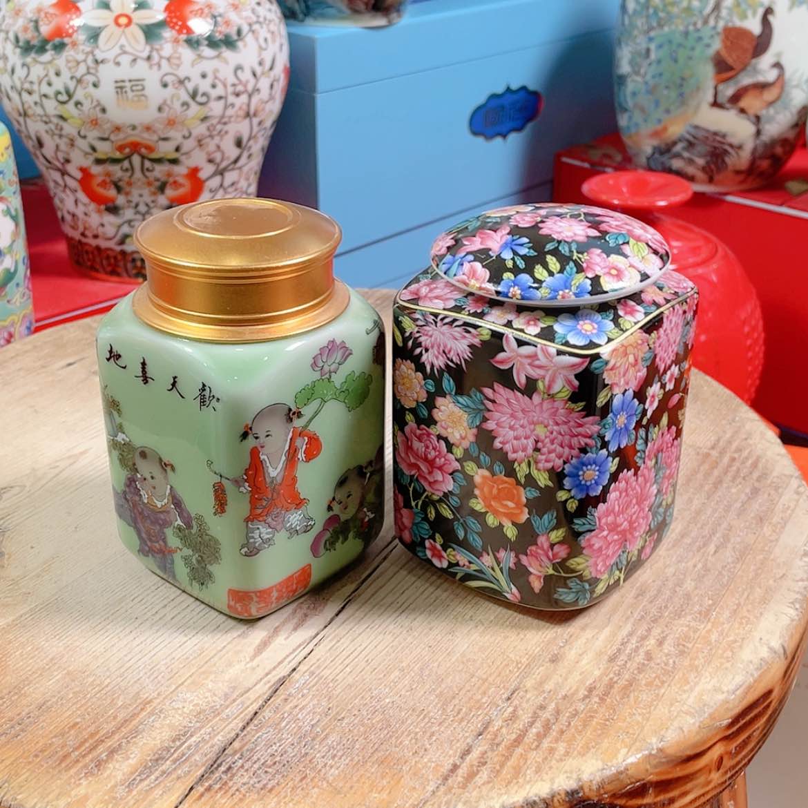 【闪购商品】罐陶瓷茶叶罐密封罐