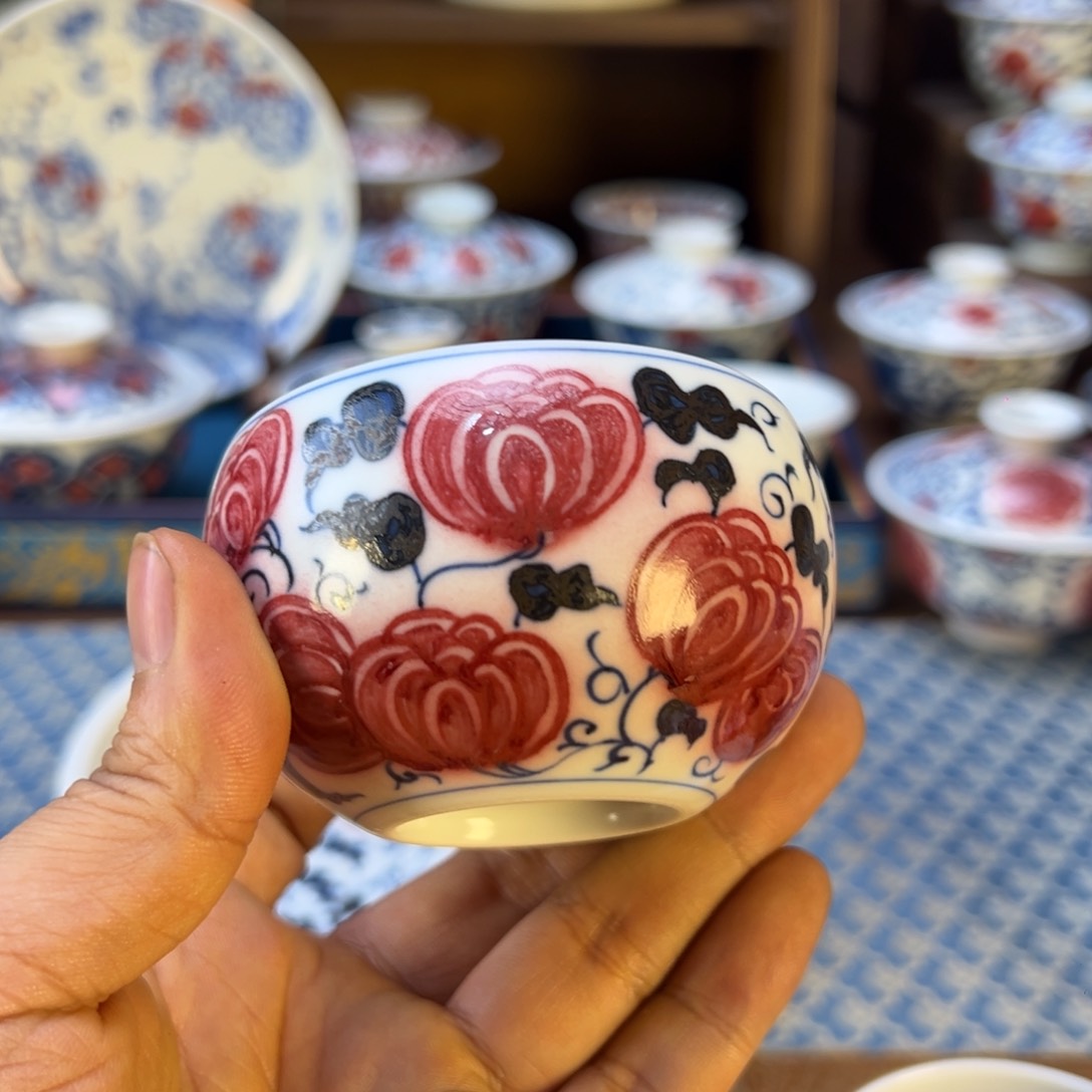 摆件景德镇手工手绘