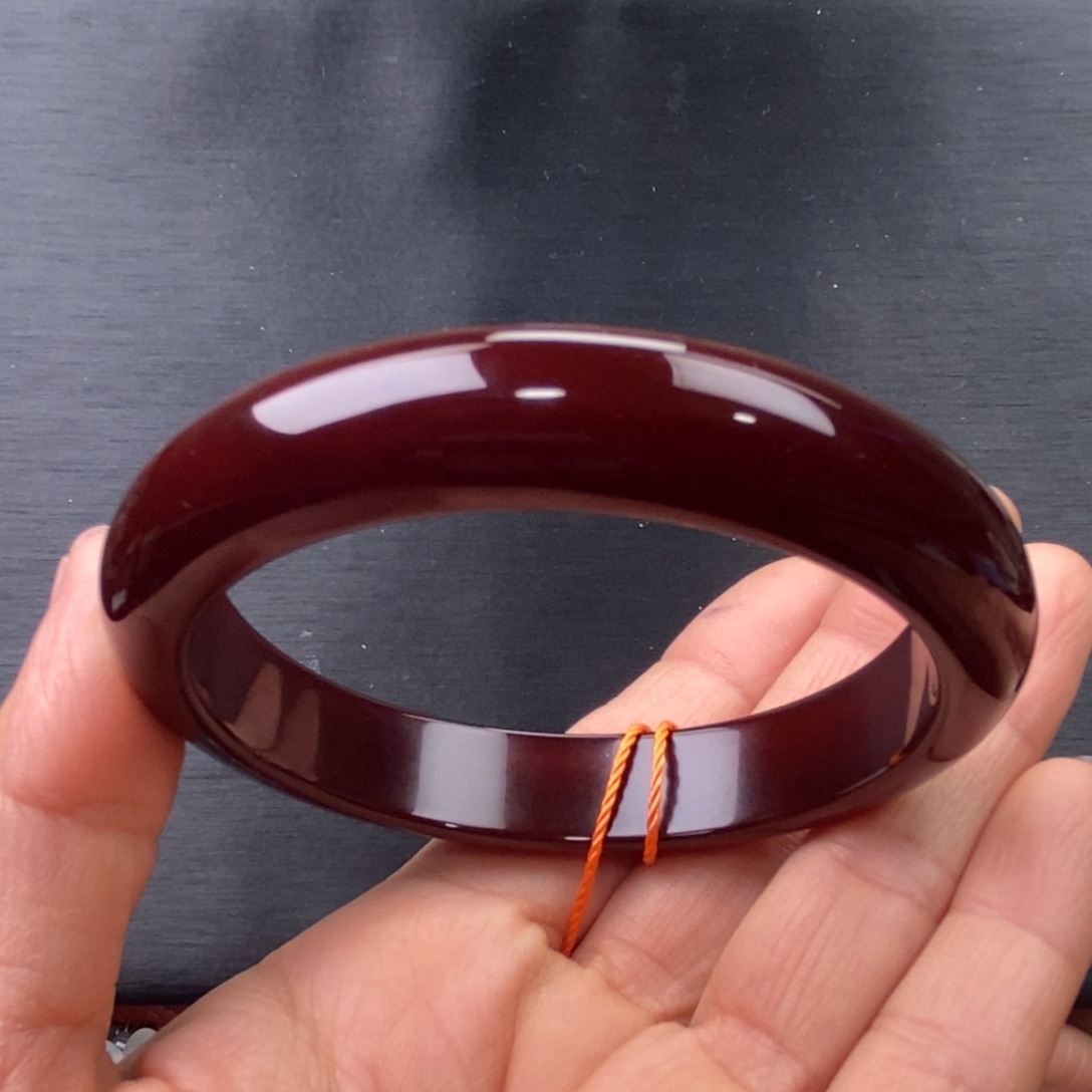 玛瑙/玉髓未镶嵌手镯63圈