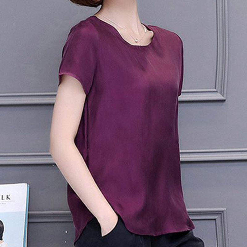 捡漏【微瑕桑蚕丝上衣  NO退NO换】宽松女士百搭介意慎拍！