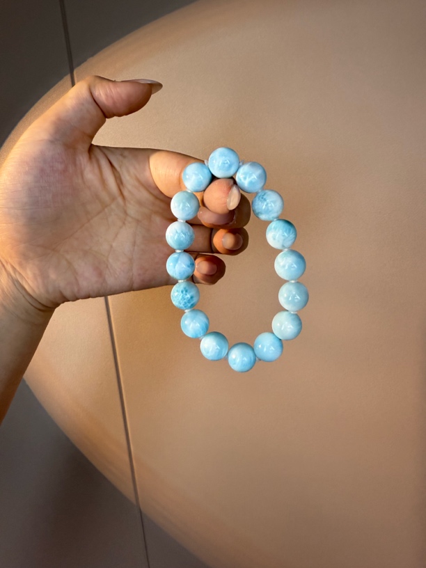 天然海文石手串时尚百搭高贵优雅