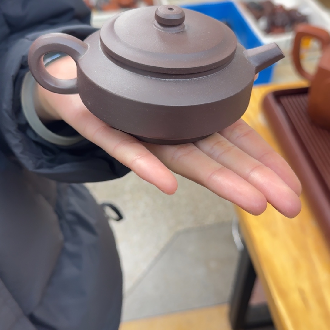 紫砂茶壶紫砂壶圆壶180cc