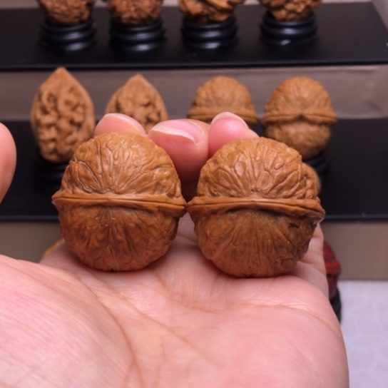 文玩核桃把件乾坤球25