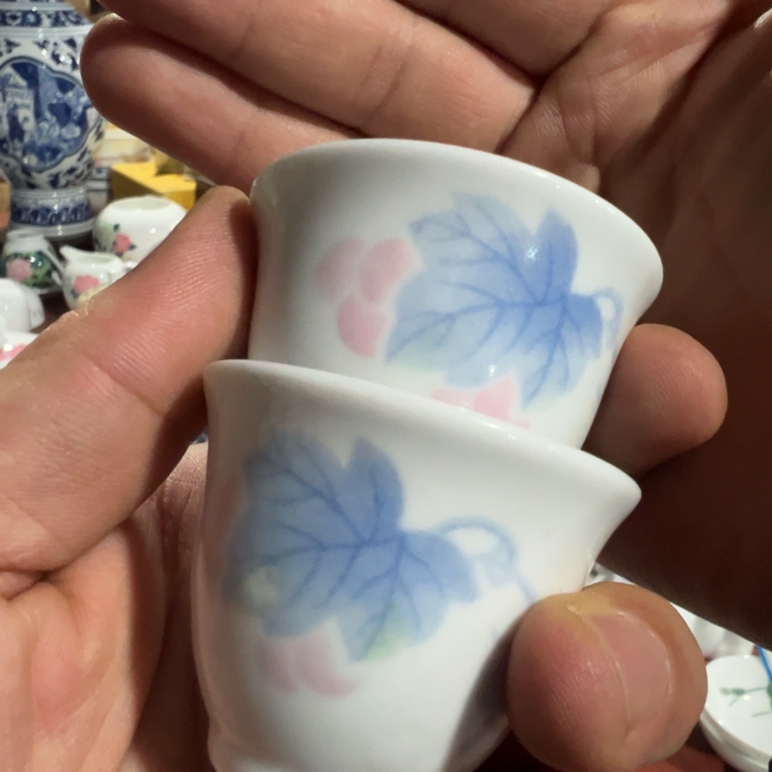 醴陵厂瓷微瑕慎拍