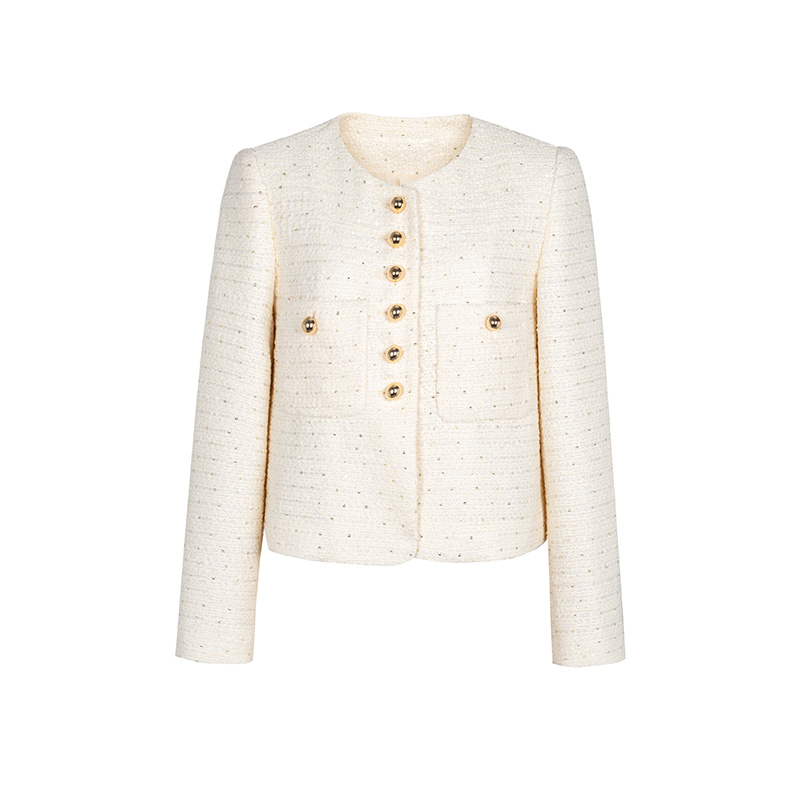 商场同款春秋新品亮片小香风外套N011A41407