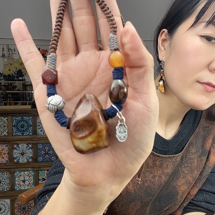 蜜蜡项链未镶嵌项链