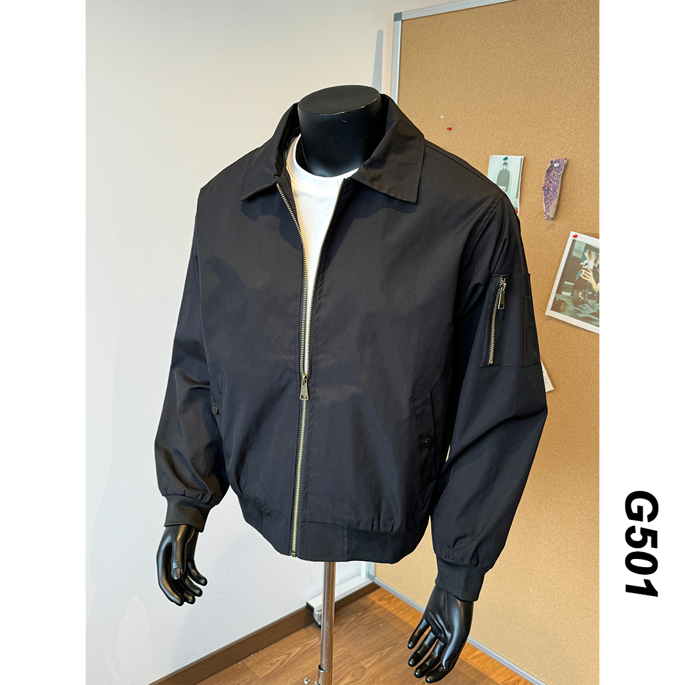 美式飞行员夹克男春季翻领拉链工装拉链cleanfit高街短款外套