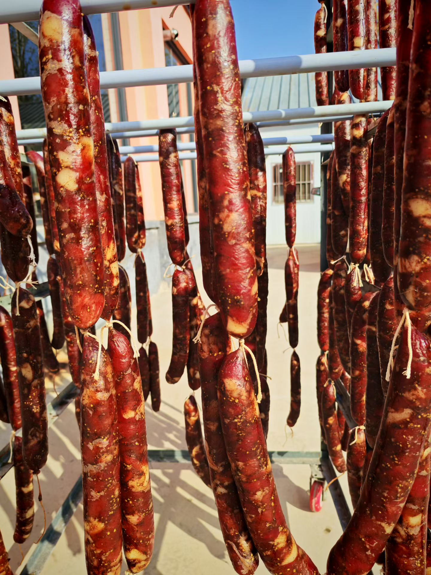 手罐土猪肉肠2根农家特色美食