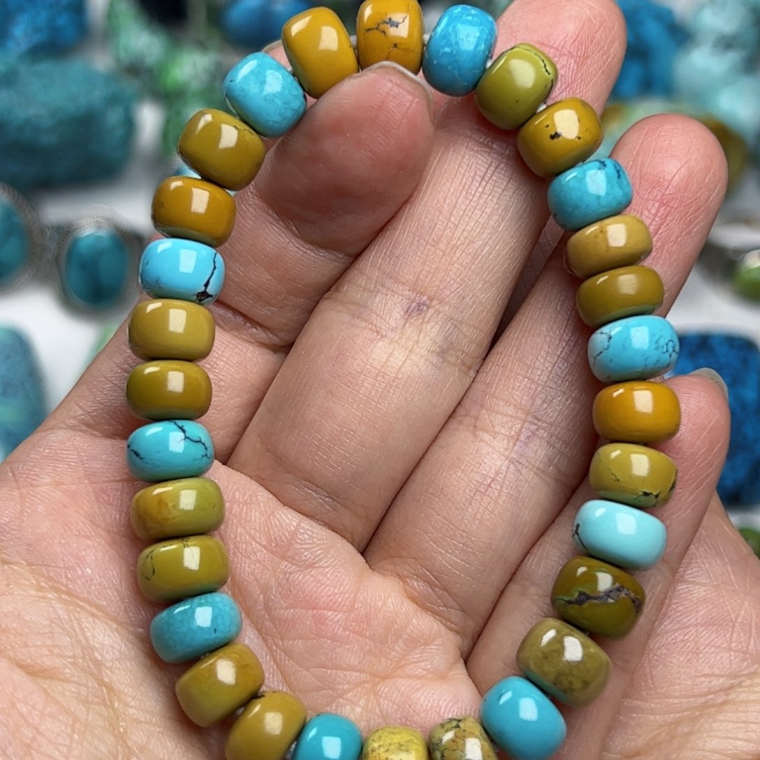 未镶嵌绿松石珠宝奇石