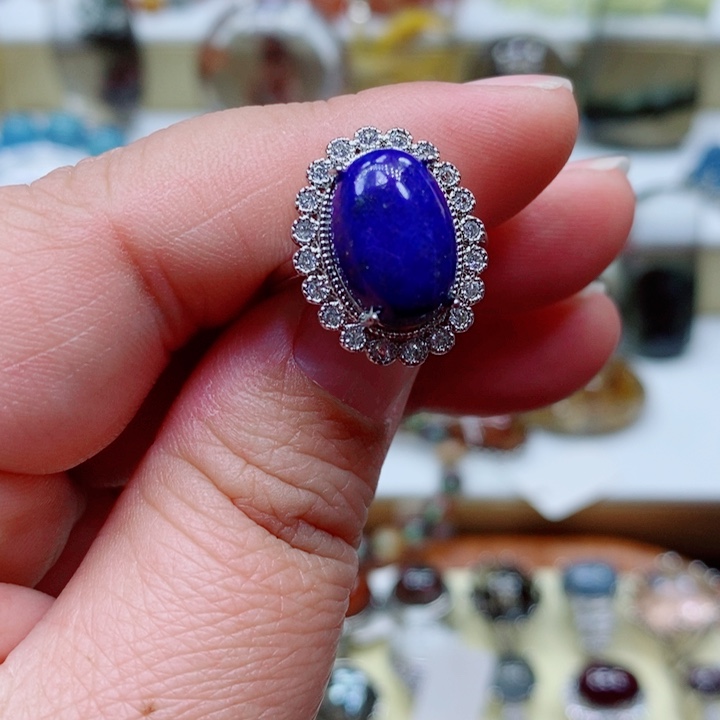 水晶戒指未镶嵌水晶