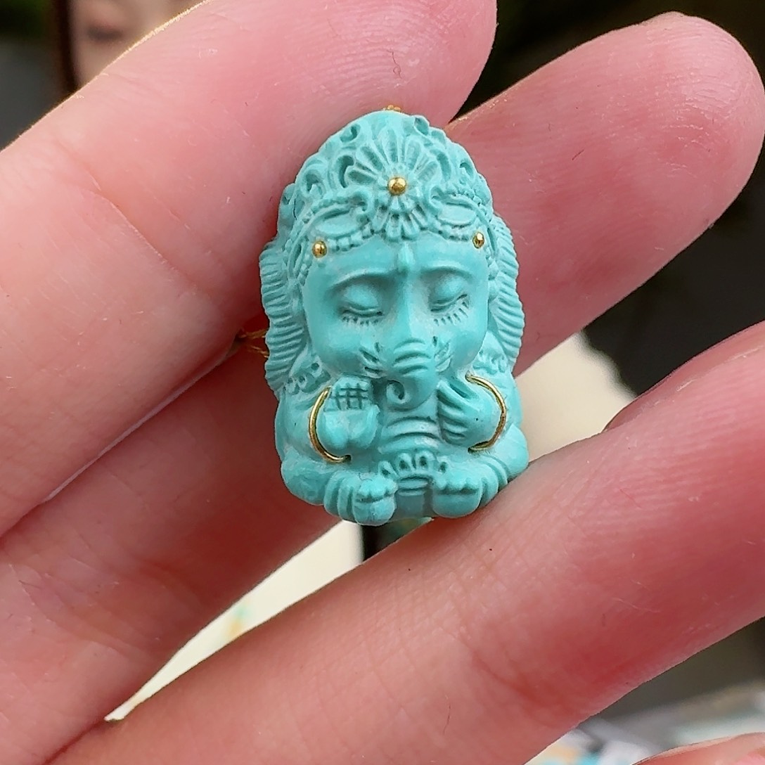 绿松石珠宝奇石未镶嵌