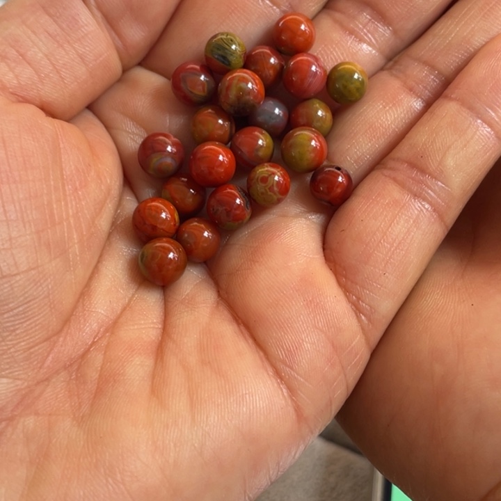 南红玛瑙珠子未镶嵌美*王