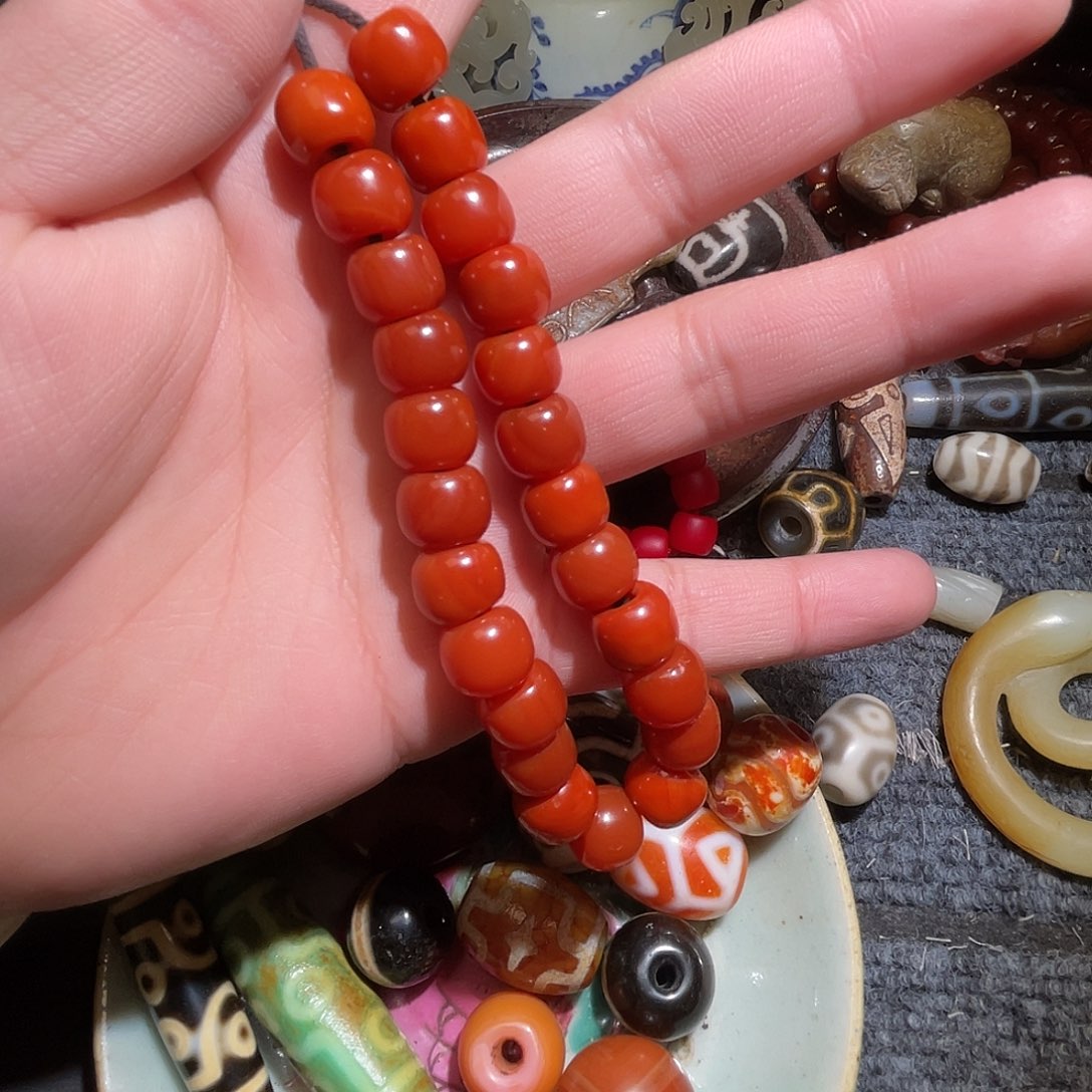 红***族玛瑙/玉髓未镶嵌吊坠(不含链)