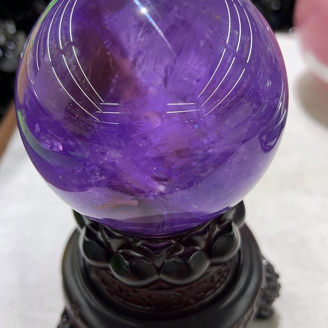 水晶水晶球摆件未镶嵌