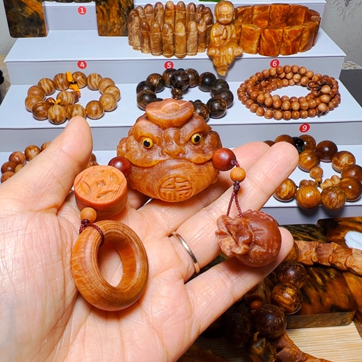 ****发木质非金属琥珀木金蝉