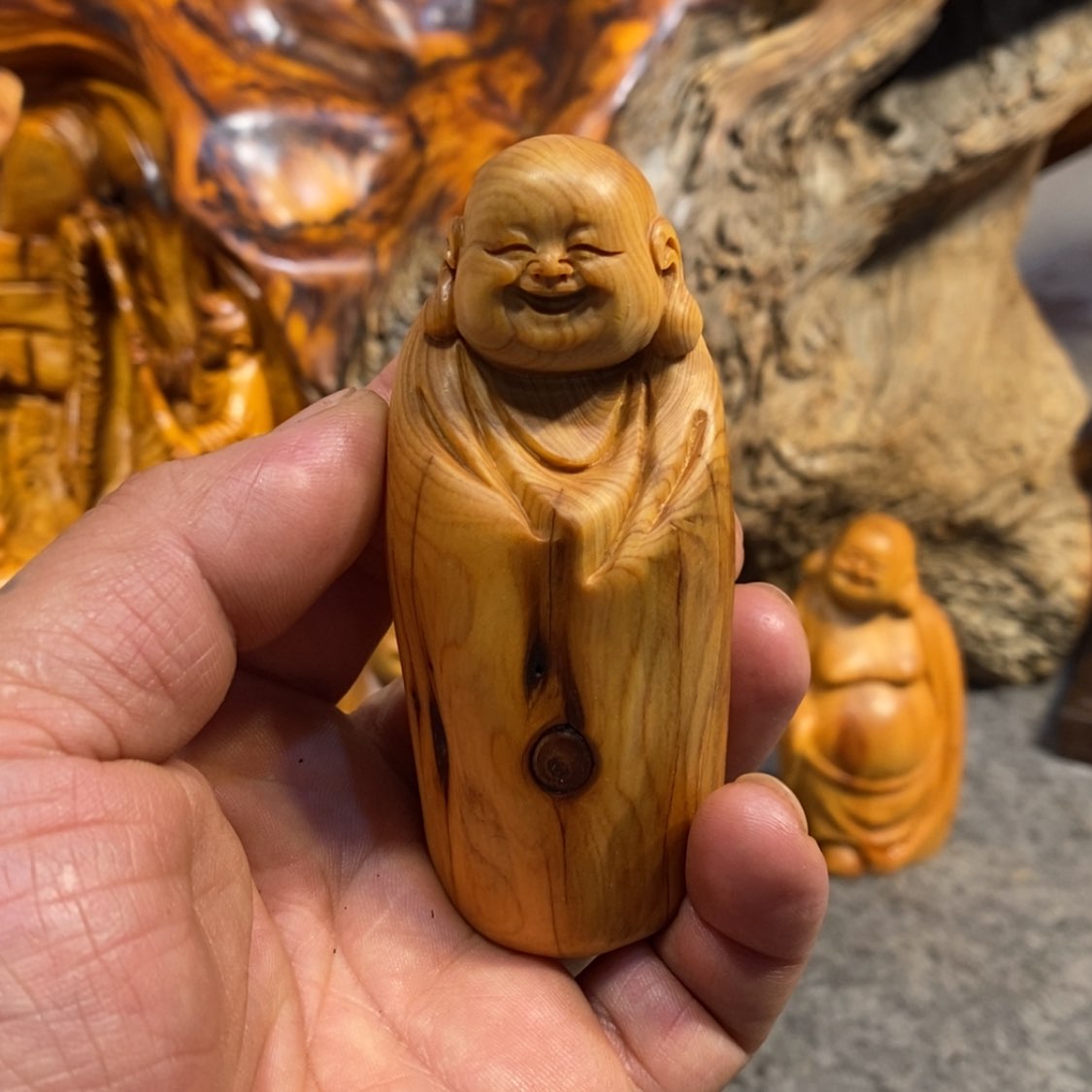 【闪购商品】柏木（崖柏）根雕木雕工艺品摆件家居厂家直销手把件