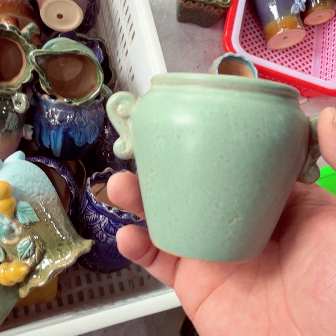 紫砂花盆粗陶粗陶