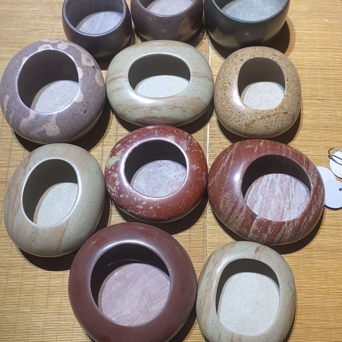 石头华**剑11个石头盆