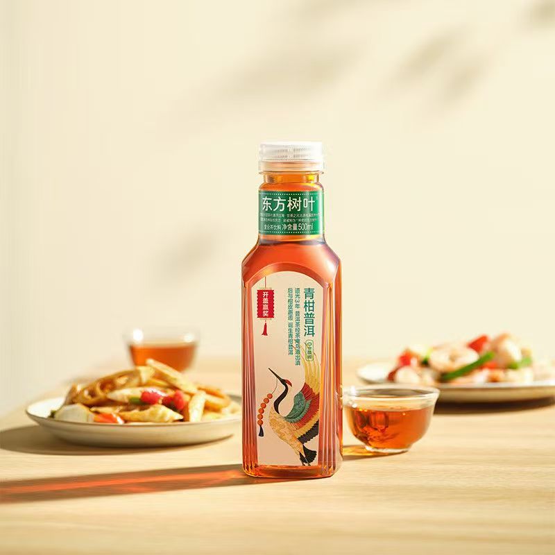 【农夫山泉】东方树叶青柑普洱500ml  5瓶（26年3月23日到期）