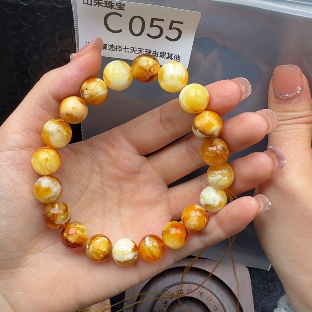 琥珀裸石未镶嵌开*琥珀蜜蜡