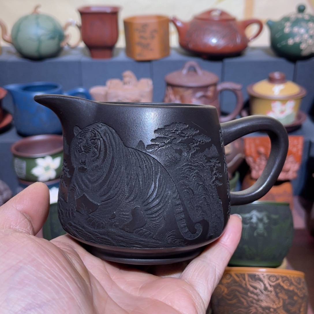 原矿紫砂手工主人杯