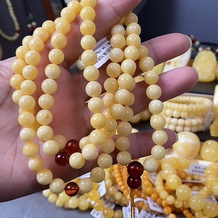 琥珀未镶嵌裸石链子8