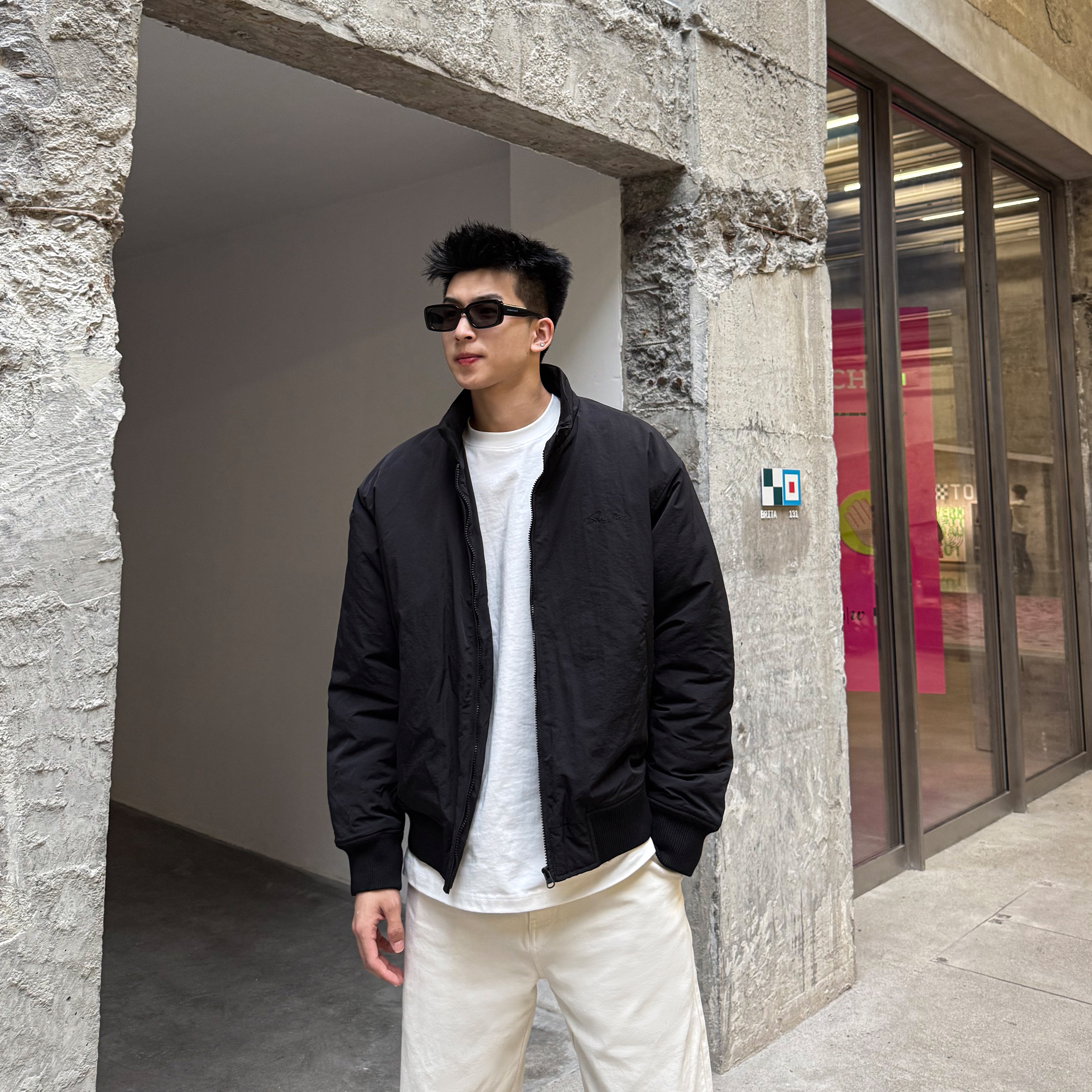【清仓】SANBAI 叁佰【巴恩风棉服】冬季保暖棉服立领高克重夹克