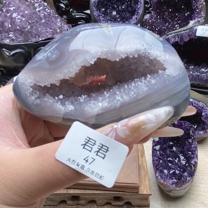 大型摆件（非配饰）紫晶未镶嵌