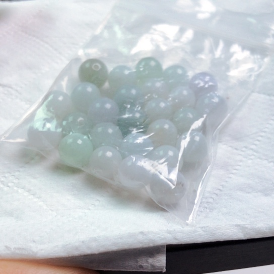 翡翠颈饰未镶嵌晴*?珠子