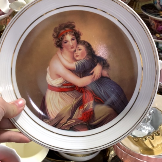 瓷片陶瓷摆盘直径22厘米