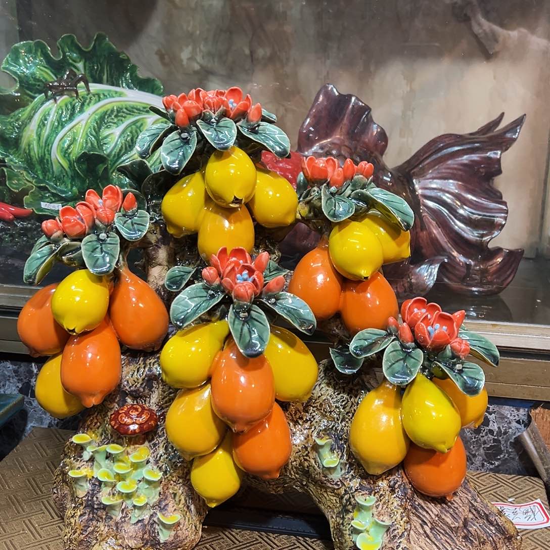 枇杷陶瓷艺术陶瓷艺术作品