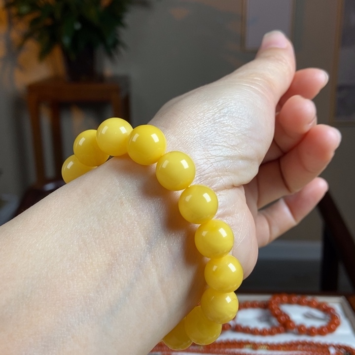 琥珀手链未镶嵌蜜蜡手串11