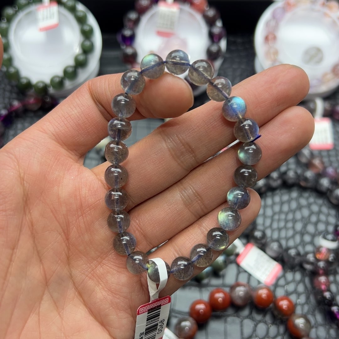 长石手链未镶嵌好看