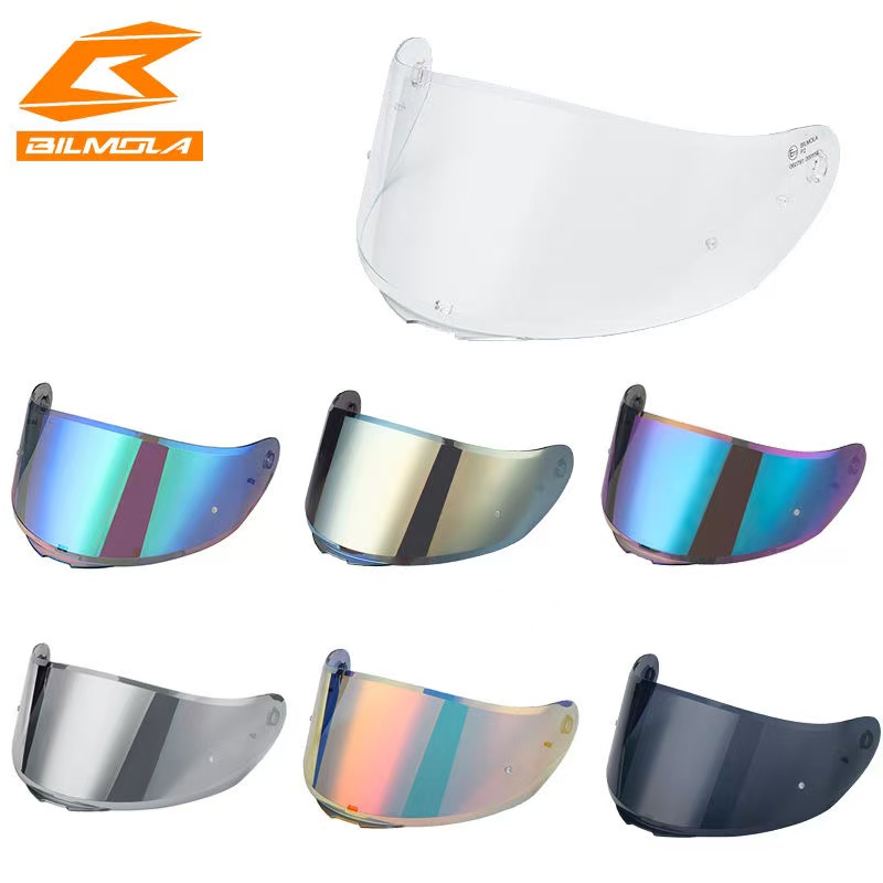 Bilmola比尔莫拉摩托车头盔镜片适用于全盔风镜日夜通用