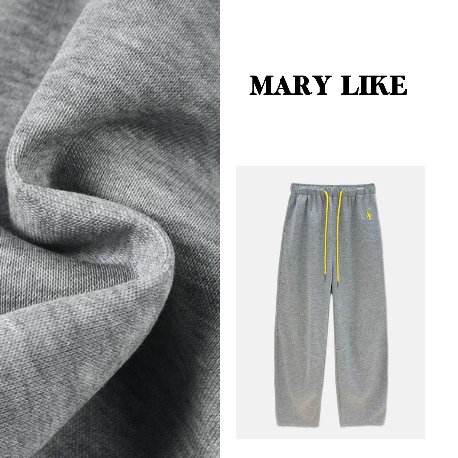  【WxuanLuxe】拉家潮流百搭宽松休闲松紧腰抽绳直筒时尚香蕉裤