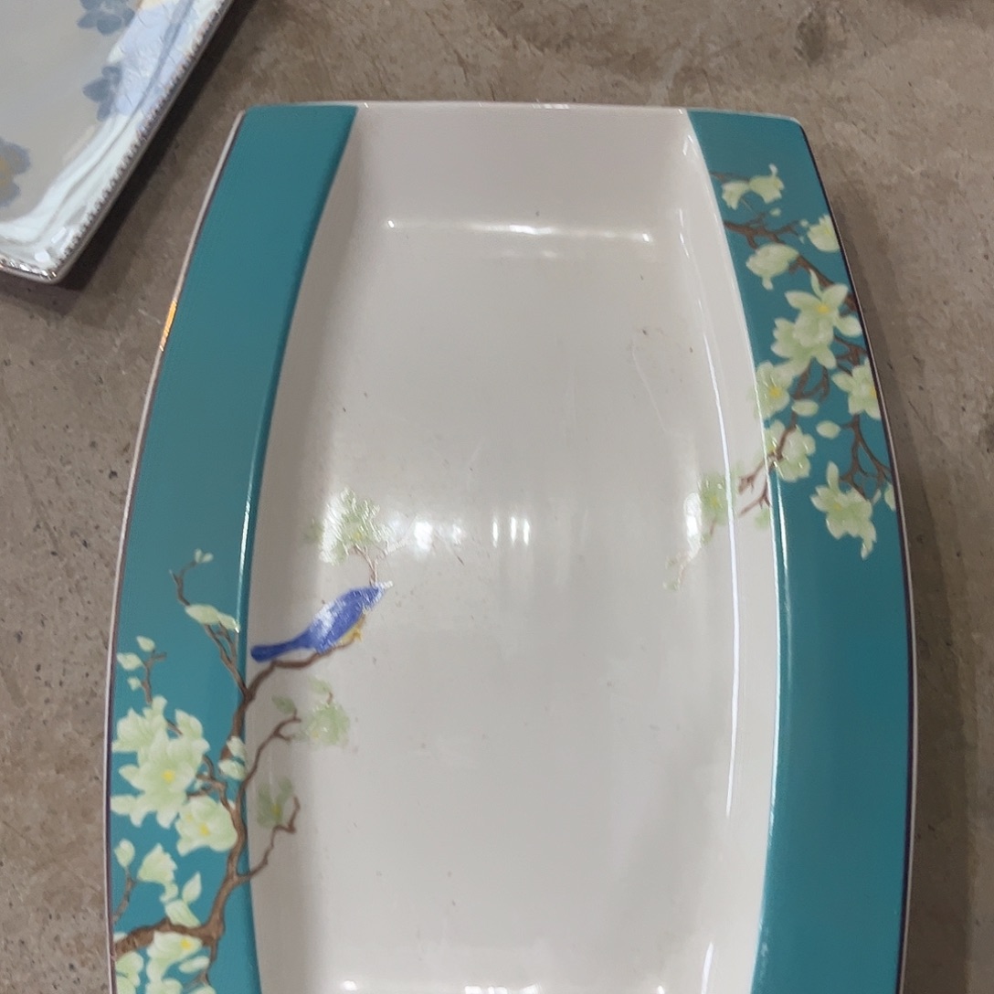 瓷片鱼盘一个微瑕