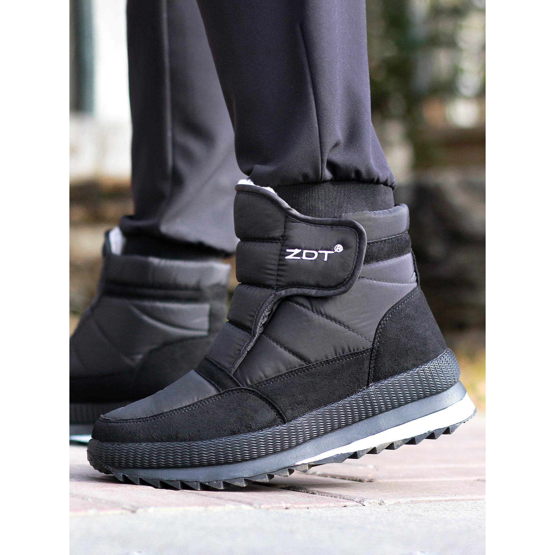 东北冬季女保暖雪地靴加厚大码男雪地鞋中老年爸爸高帮里绒鞋