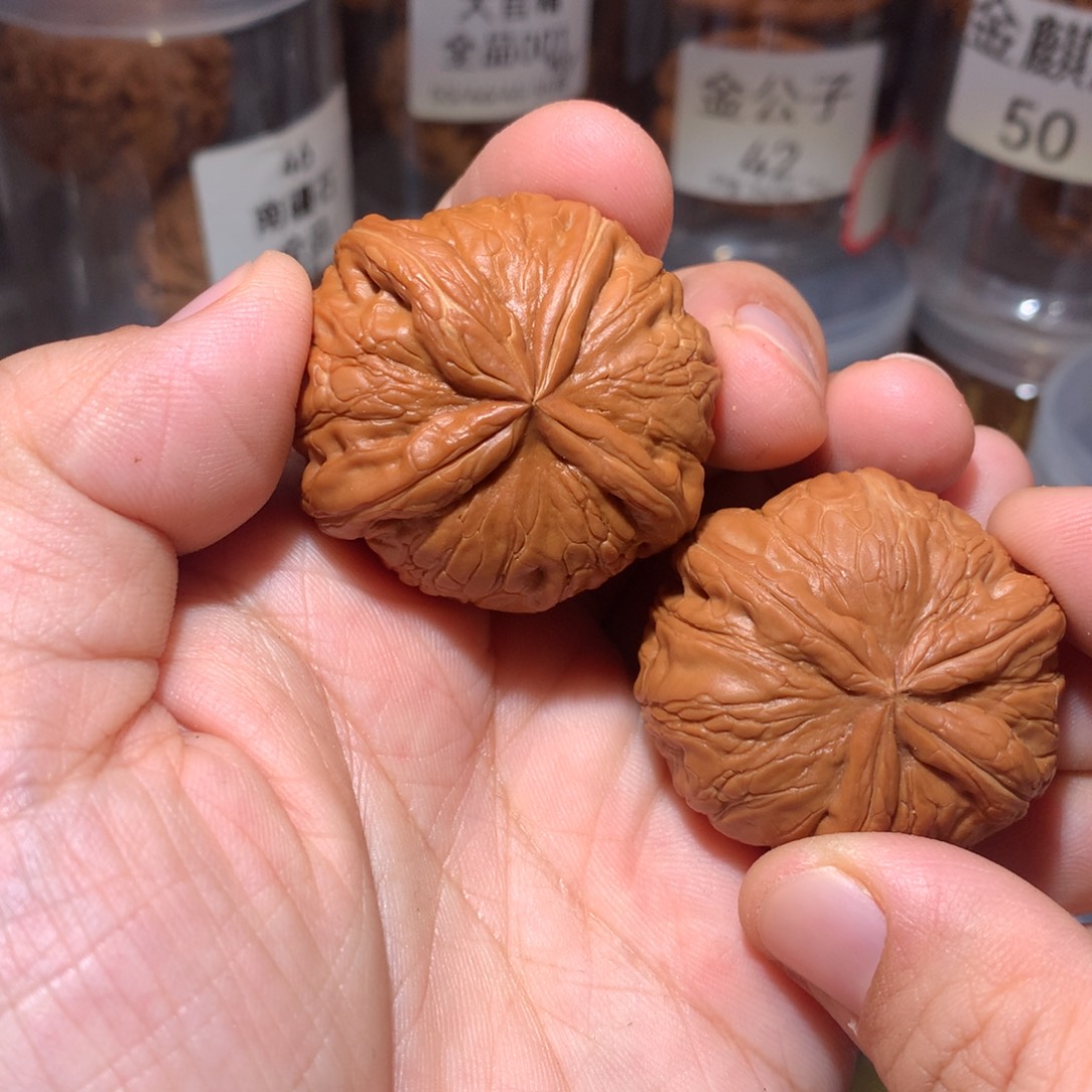 把件文玩核桃四棱全品