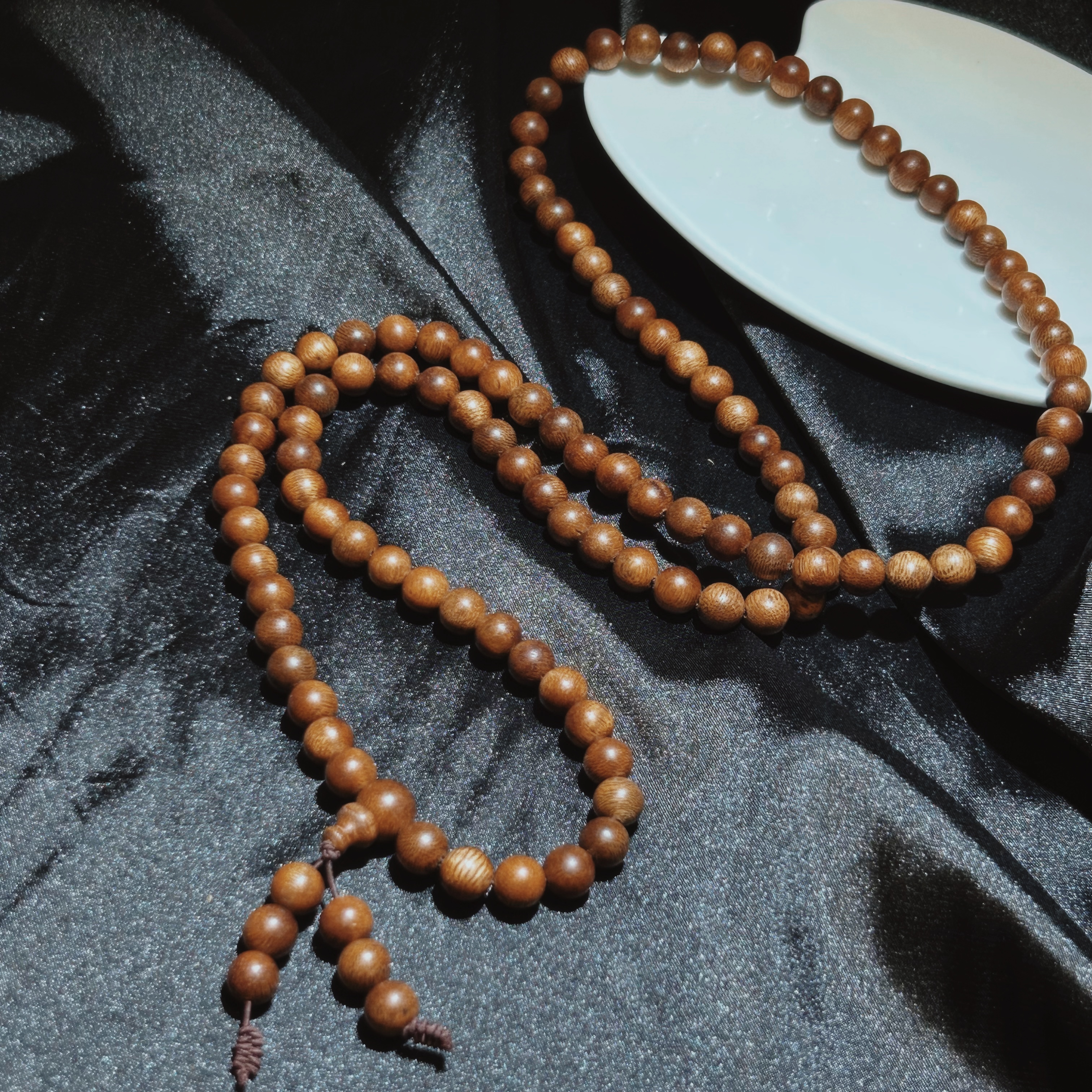 沉香沉香手链-多样性发一珠径约8mm-CX001-不退不换