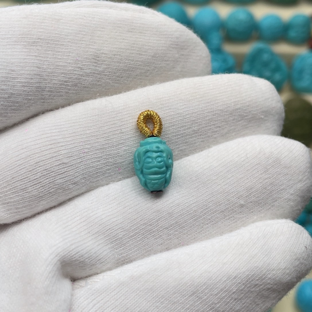 绿松石未镶嵌颈饰卡8