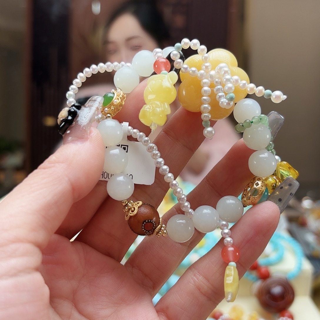 琥珀手链未镶嵌琥珀