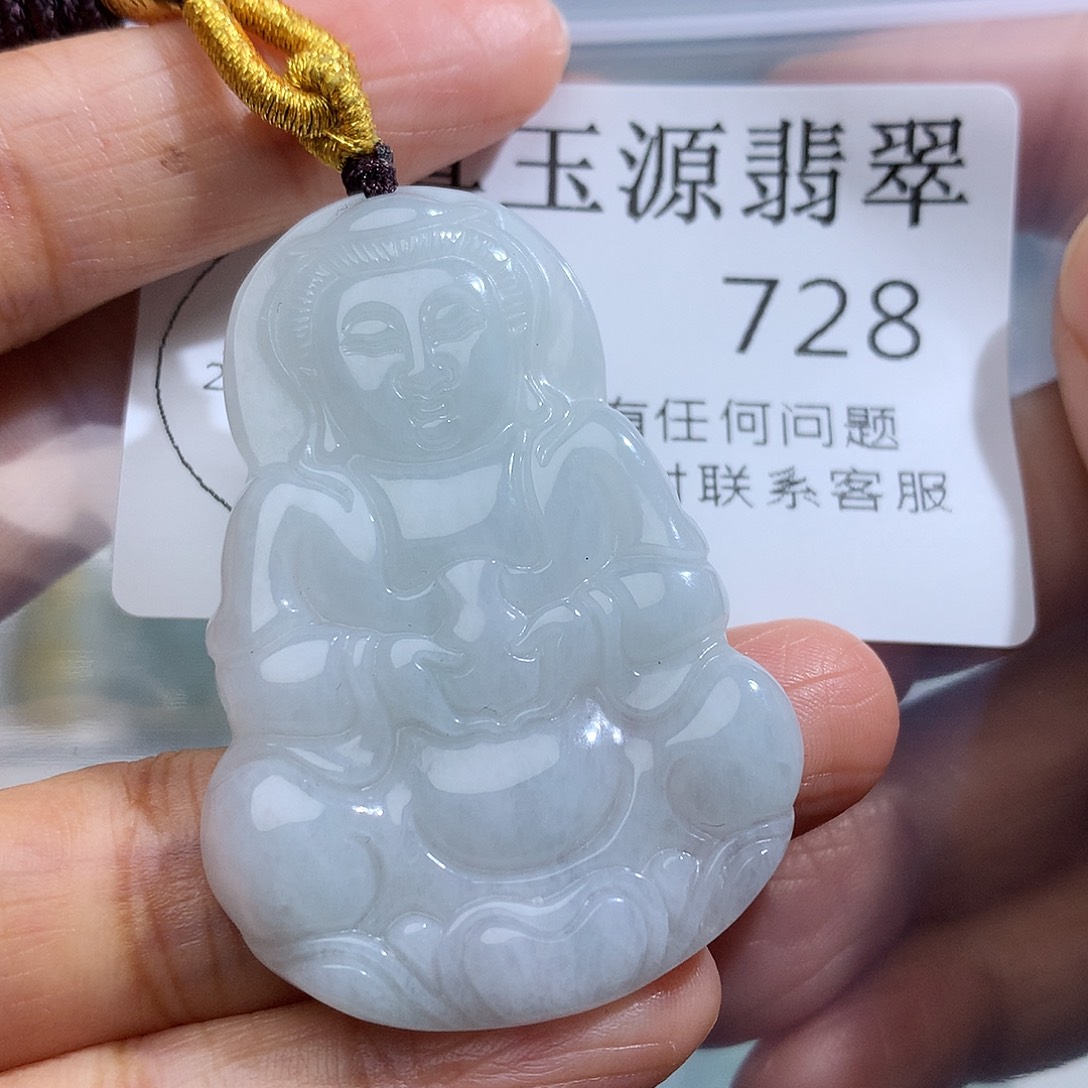 翡翠未镶嵌颈饰728
