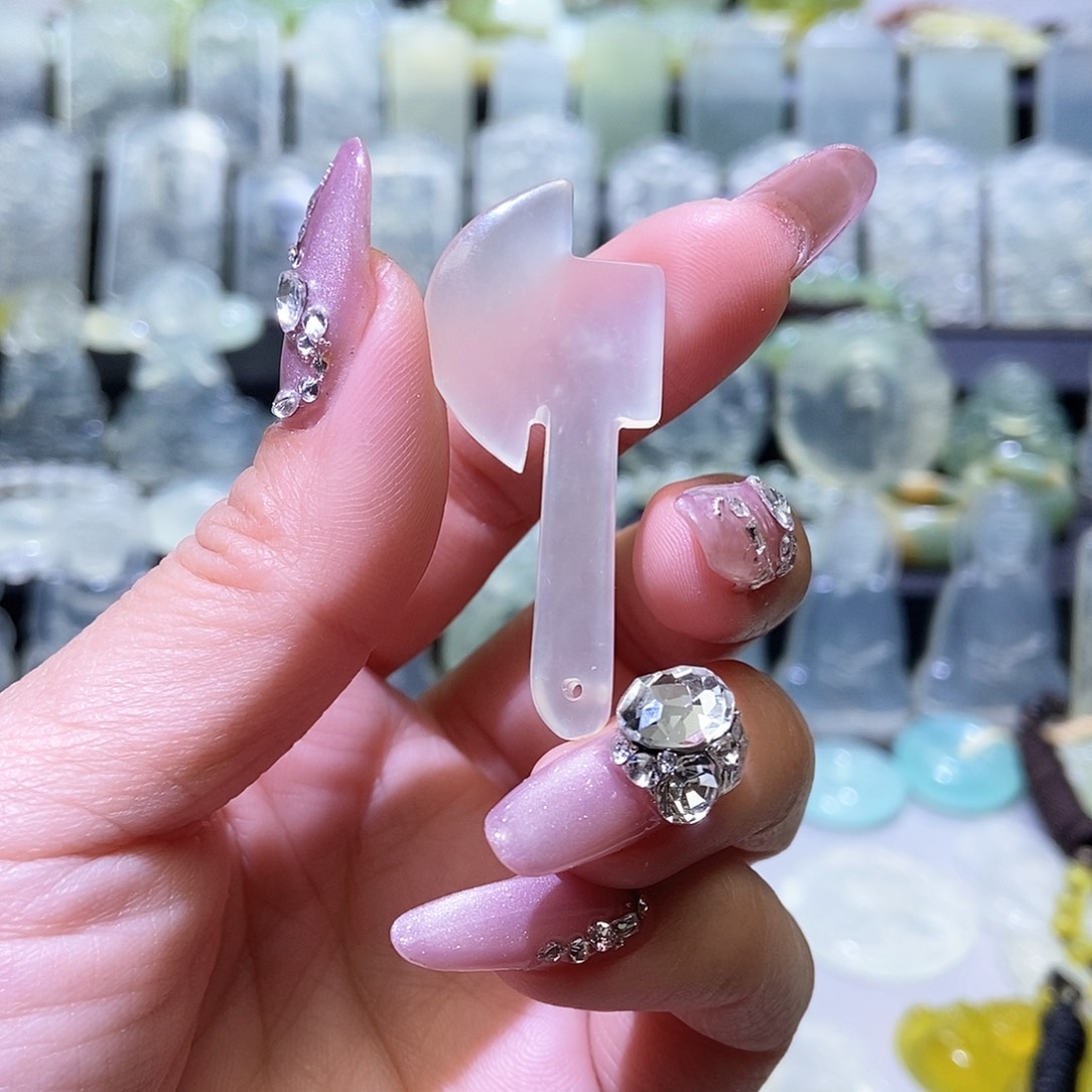 岫玉吊坠未镶嵌吊坠