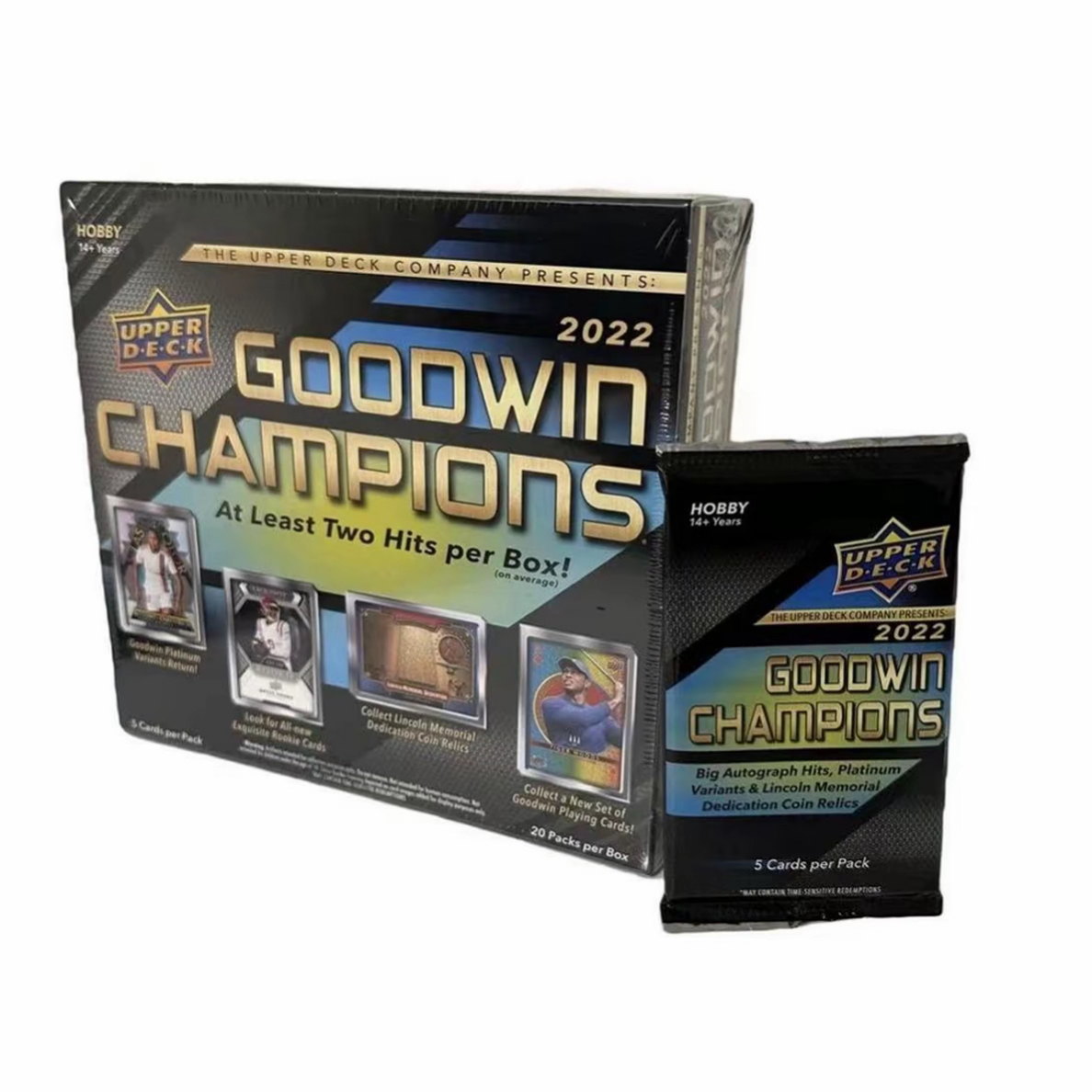 2022 Upper Deck 古德温 GOODWIN hobby UD 球星卡 盲盒