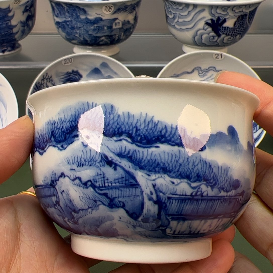 杯木木景德镇纯手绘茶具293