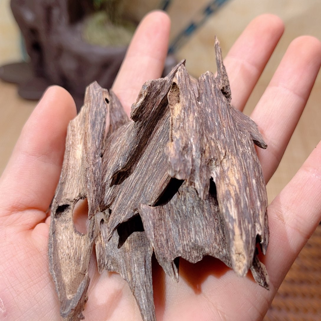 香榧木海南木料尖峰岭红油虫漏11克