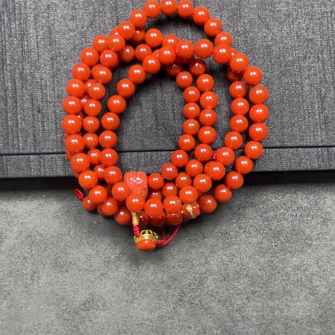 南红玛瑙7➕108未镶嵌指*针